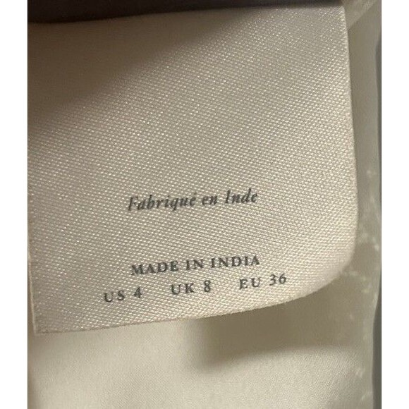 BHLDN Anthropologie Goldie Long Sleeve Sequence Short Mini Wedding Party Dress 4 - Picture 9 of 16